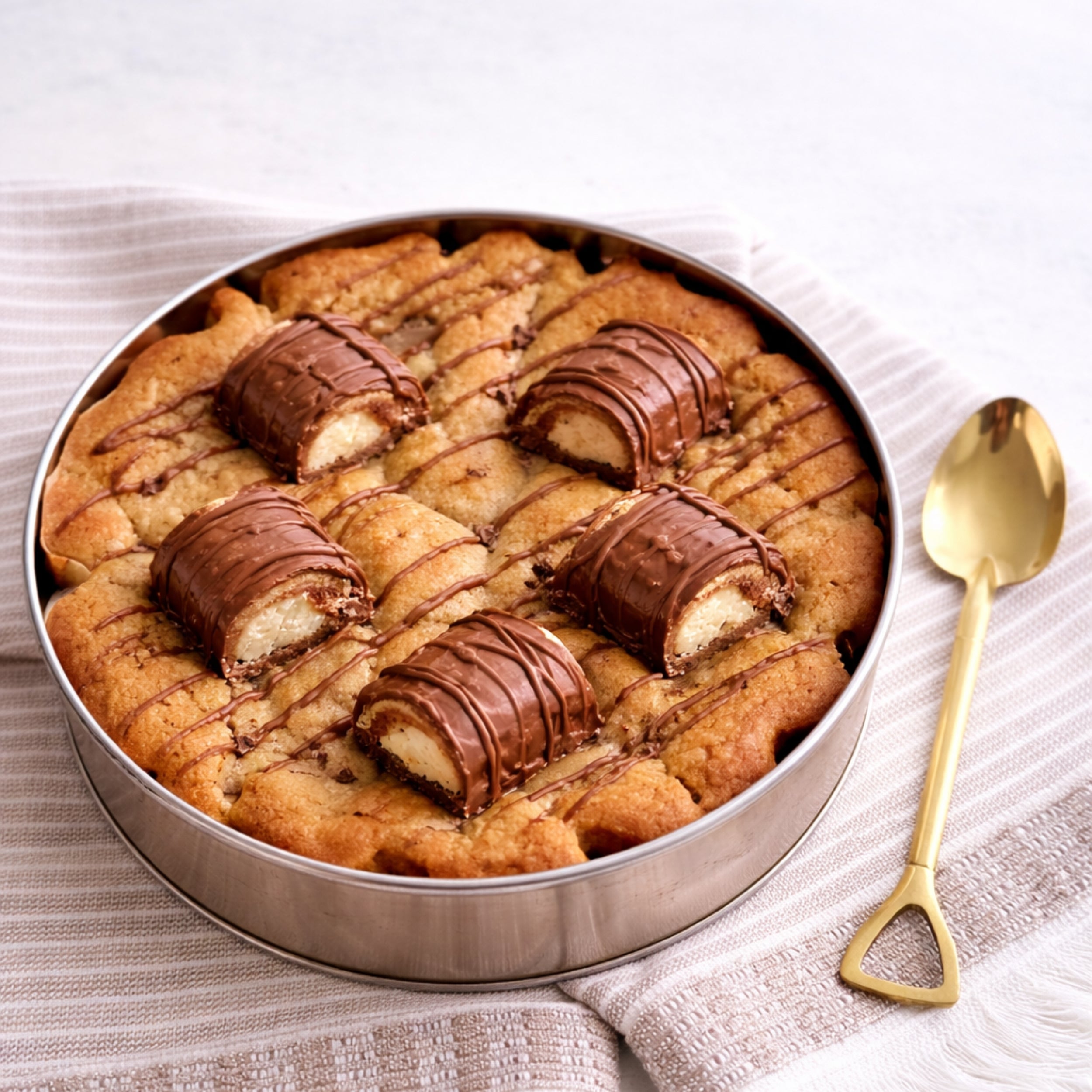 Scoopable Bueno Chocolate Chip Cookie Large Tin